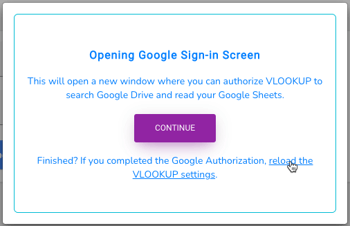 Sign In With Google Reload